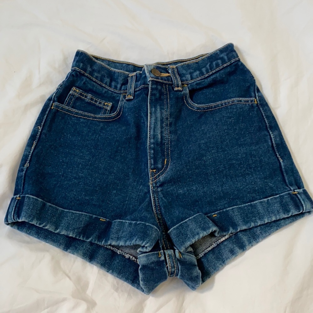 American Apparel High Waisted Shorts Size 24